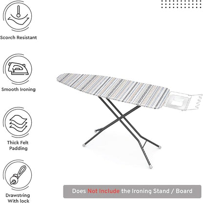 Encasa XO Ironing Board Cover and Pad 49"x18" - Image 3
