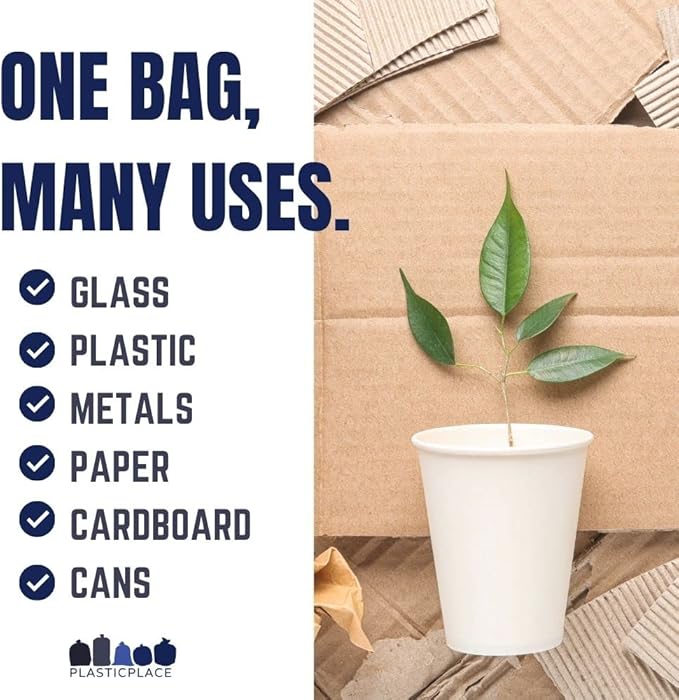 55 Gallon Recycling Bags, 1.5 Mil - Image 3