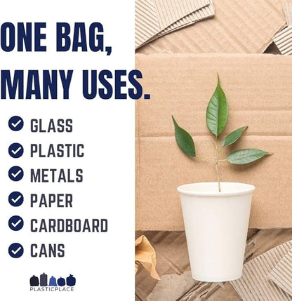 55 Gallon Recycling Bags, 1.5 Mil - Image 3