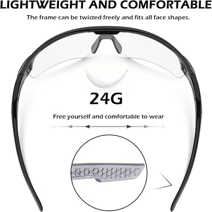 OXG 12 Pack Safety Glasses for Men Women, ANSI Z87.1 Safety Goggles Impact - Image 4
