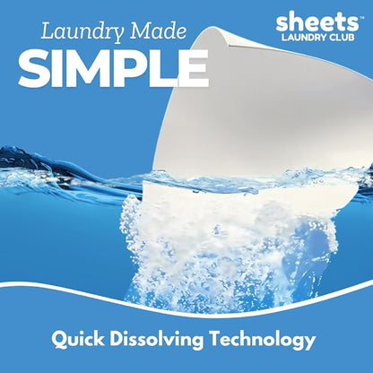 Sheets Laundry Club Laundry Detergent Sheets, 100 Loads - Image 3