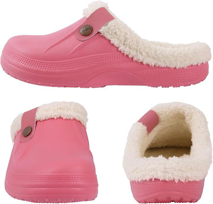 Beslip Classic Fur Lined Clogs Waterproof Winter Fuzzy Slippers - Image 2