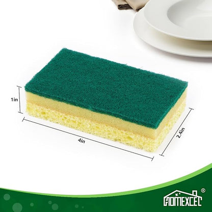HOMEXCEL Sponges Kitchen 24pcs, Heavy Duty Sponges - Image 4