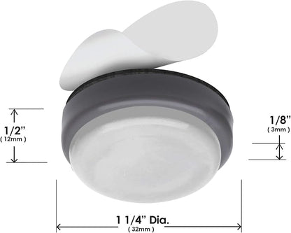 GorillaGlides CB323 1-1/4 Inch Furniture Sliders/Chair Glide Floor Protectors - Image 6