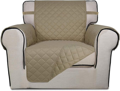 PureFit Reversible Quilted Sofa Cover, Water Resistant Slipcover Furniture by PureFit