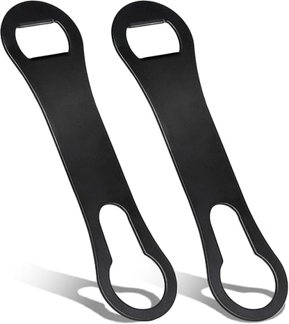 2 Pieces Bottle Opener and Pour Spout Remover Flat Bar Key by Sliverdew