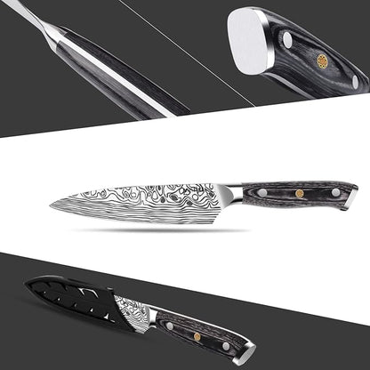 MOSFiATA 4 Inch Paring Knife, Kitchen Knife Fruit Knives - Image 4