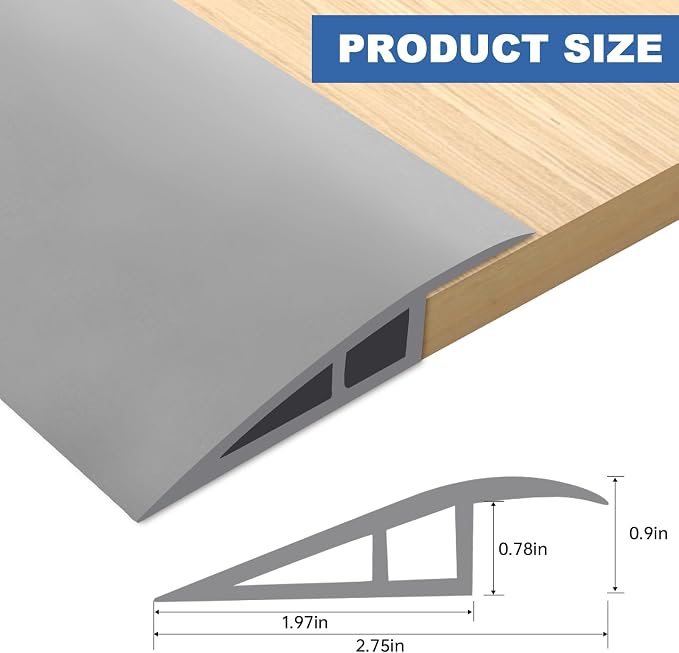 Vinyl Door Threshold Flooring Transition Strip Self Adhesive Carpet Edging Strip - Image 6