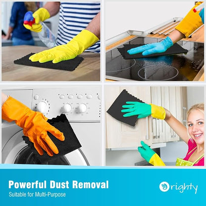 Orighty Black Microfiber Cleaning Cloth, 150 Pack Highly Absorbent Cleaning - Image 7