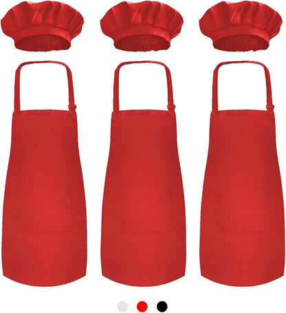 Novelty Place Kid's Apron with Chef Hat Set by NoveltyPlace