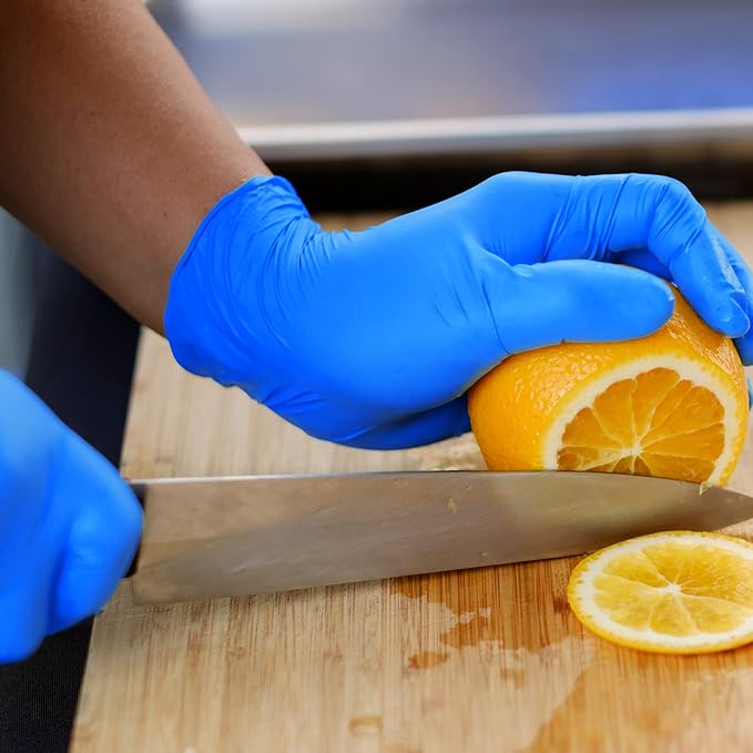 PEIPU Nitrile Disposable Gloves，Powder Free, Cleaning Service Gloves, Latex Free - Image 5