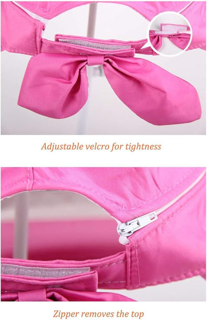 HINDAWI Sun Hats for Women with UV Protection Wide Brim Sun Hat Visor Summer Beach Outdoor Foldable Womens Cap