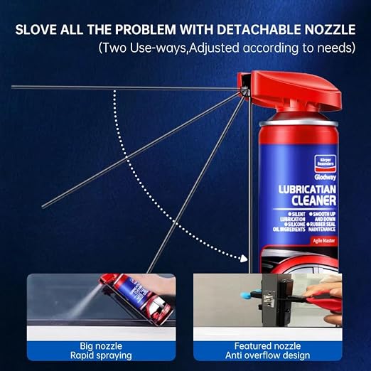 Glodway Specialist Silicone Lubricant Spary, Garage Door Lubricant Oil - Image 4