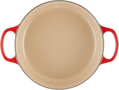 Le Creuset Enameled Cast Iron Signature Round Wide Dutch Oven, 3.5 qt. - Image 4
