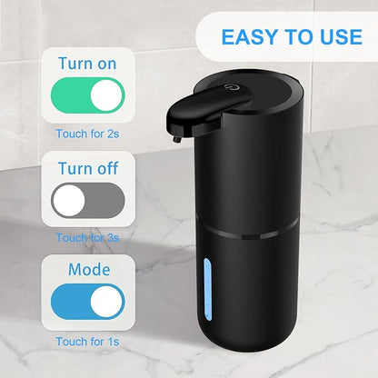 Automatic Soap Dispenser, 380ml Touchless Liquid Foam Soap Dispenser, USB - Image 2