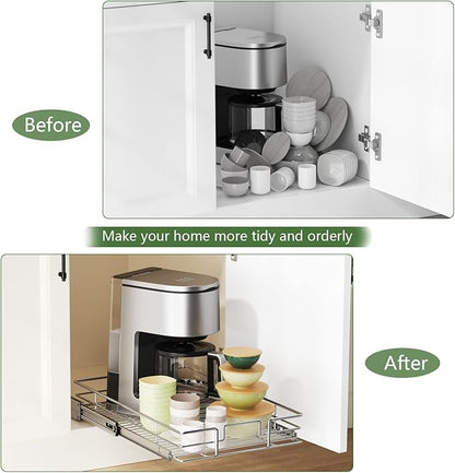 LOVMOR Pull Out Cabinet Organizer 5½" W x 21½" D, Kitchen Cabinet Pull Out - Image 7