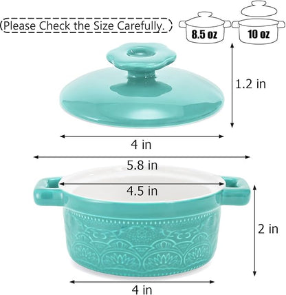 Hacaroa Set of 6 Mini Cocotte - Image 2