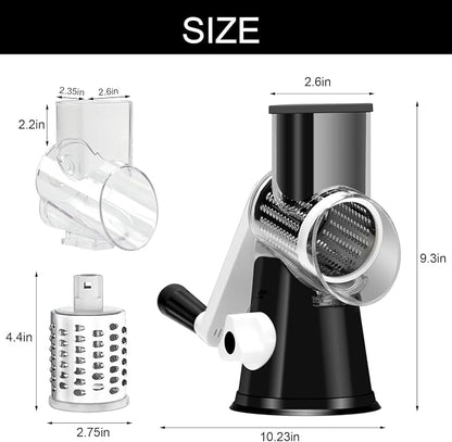 Cambom Rotary Cheese Grater Hand Crank Cheese Shredder - Image 5