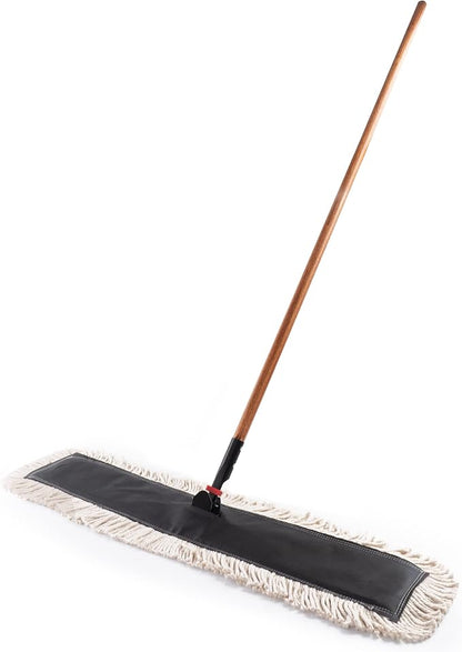 Matthew Cleaning 24'' High Strength Disposable Dust Mop Cotton Cut-end Yarn Mop - Image 7