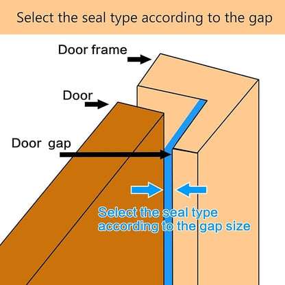 Brown Rubber Weather Stripping Door Seal Strip, D Shape Door Rubber Weather - Image 5