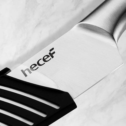 hecef Silver Kitchen knife set of 5, Satin Finish Blade - Image 5