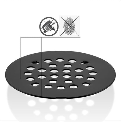rrajj 4-1/4 Inch Round Snap-in Shower Floor Drain Cover Replacement Cover - Image 3