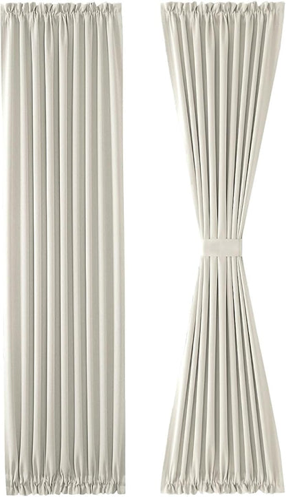 DWCN French Door Curtains – Rod Pocket Thermal Curtain - Image 7