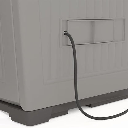 Suncast Outdoor Storage Shed for Patio and Garden, Backyard Oasis, 130 Gallon - Image 5