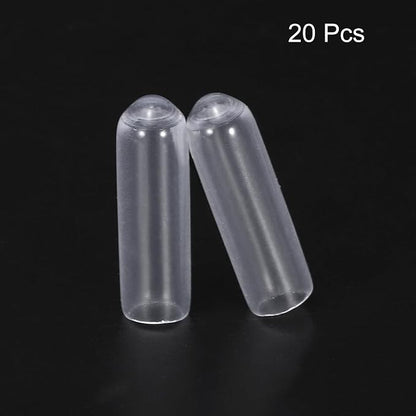 uxcell 20pcs Rubber End Caps 4mm ID Vinyl PVC Round Tube Bolt Cap Cover Screw - Image 2