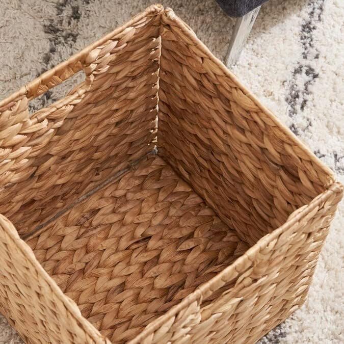 10.5 x 10.5in Wicker Storage Baskets - Image 5