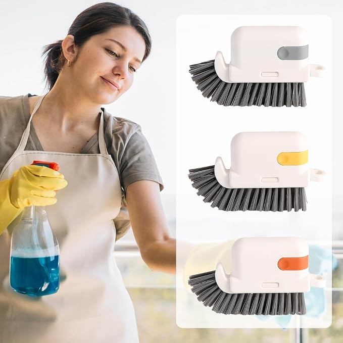 Window Cleaning Brush, 3-in-1 2025 New Magic Window Groove Cleaning Brush Set - Image 6