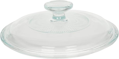 CorningWare FS5 1.5qt/1.4L Round French White Casserole Dish & G-5C 1.5qt - Image 5