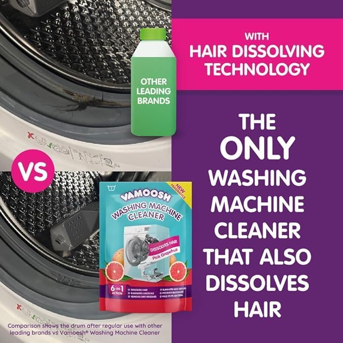 Vamoosh 6-in-1 Washing Machine Cleaner | Dissolves Pet Hair | Prevents Blockage - Image 6