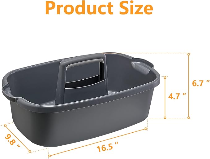 Multi-Purpose Plastic Cleaning Caddy - Image 2