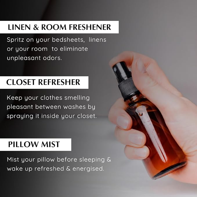 Rose Room, Linen & Pillow Spray by Aromafume | 100ml/3.38 fl oz | - Image 5