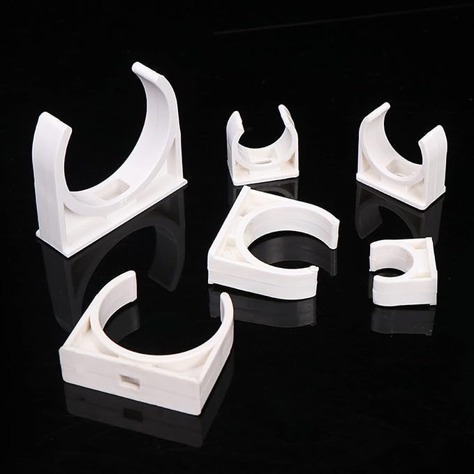 30 Pcs U-Shaped PVC Water 32mm Pipe Clamps Clips, U-Shaped Buckles Fit - Image 5