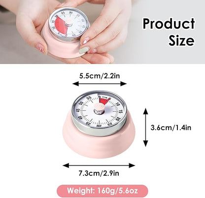 Visual Timer, Teeloray 60-Minute Countdown Timer, Kitchen Timer - Image 6
