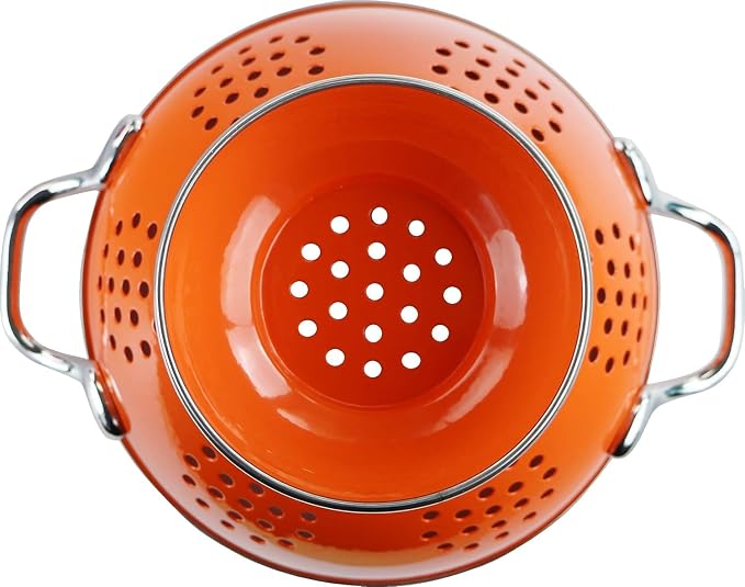 Calypso Basics by Reston Lloyd Powder Coated Enameled Colander, 3 Quart - Image 4