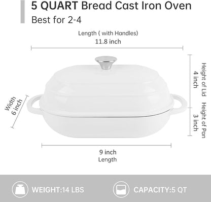 Premium Enameled Cast Iron Dutch Oven - Image 2