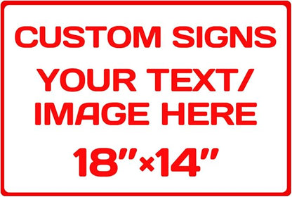 Custom Aluminum Weatherproof Metal Signs by Repaly
