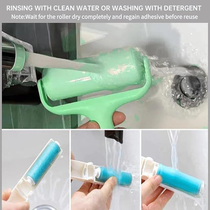 Reusable and Washable Lint Roller, Sticky Pet Hair and Dust Remover 3 Pack - Image 6
