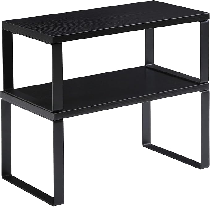 YMYNY Cabinet Shelf Organizer, Spice Racks Set of 4, Kitchen Counter Shelves - Image 7