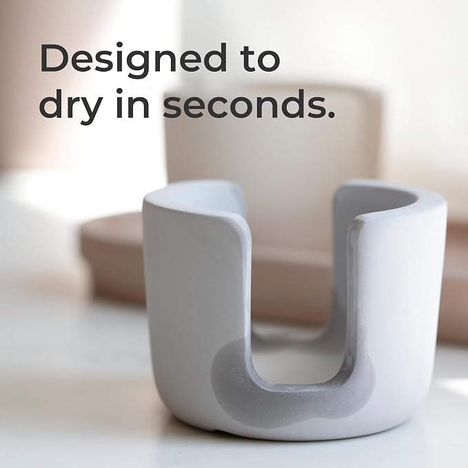 Selegna Diatomite Stone Sponge Caddy – Quick Drying Diatomaceous Earth Sink - Image 3