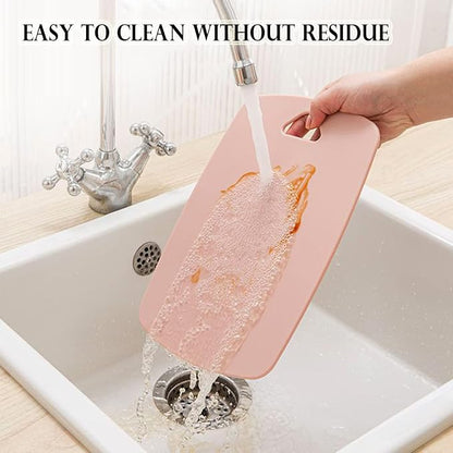 Cutting Boards for Kitchen, Plastic Cutting Board Set of 3, Thick Chopping - Image 5