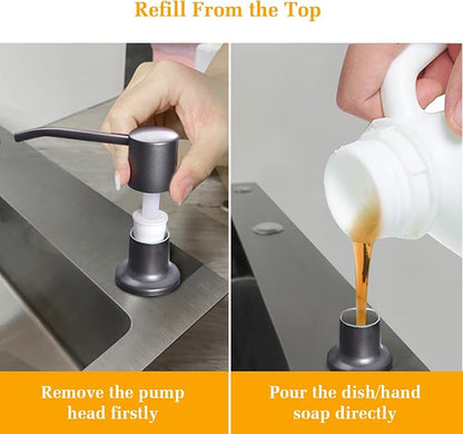 Soap Dispenser for Kitchen Sink, Built in Sink Soap Dispenser Lotion Dispenser - Image 8