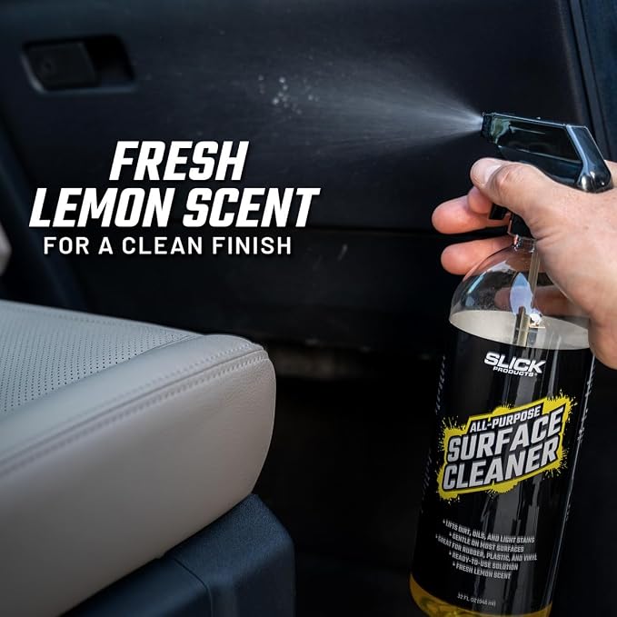Slick Products All-Purpose Surface Cleaner – Interior & Exterior Vehicle Spray - Image 7