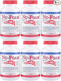 Nu-Foam Sanitizing Tablets for Bar Glassware – Superior Rinse Aid - Hand Washing Bar, Tavern, Brewery Supplies - Spotless Serving Glasses - 6 Jars 600 Tablets/ 3600 Quarts (6 Pack 600 Tablets)