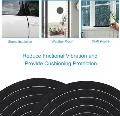 Weather Stripping Door Seal, 1/2 Inch Wide X 3/8 Inch High Density Foam Tape - Image 5