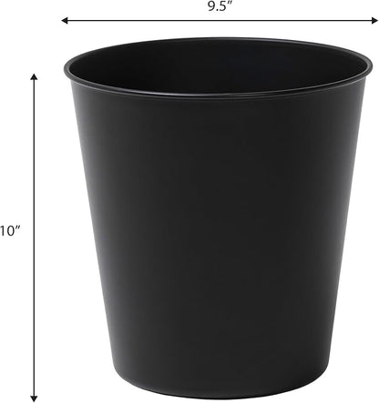 happimess HPM1113A Nolan Modern Classic Smooth Steel 2-Gallon Wastebasket - Image 4