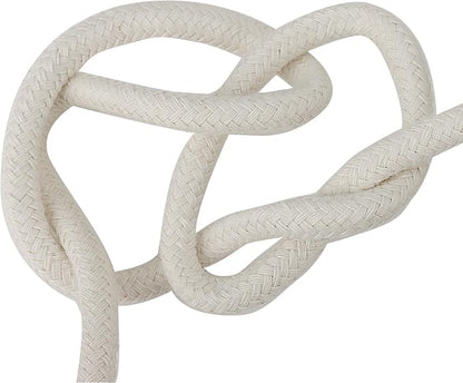 SOUJAP 328 Feet Cotton Clothesline Rope, 1/4 Inch White Cotton Clothesline Rope - Image 5